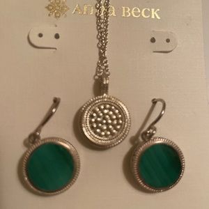 Anna Beck Malachite Earrings